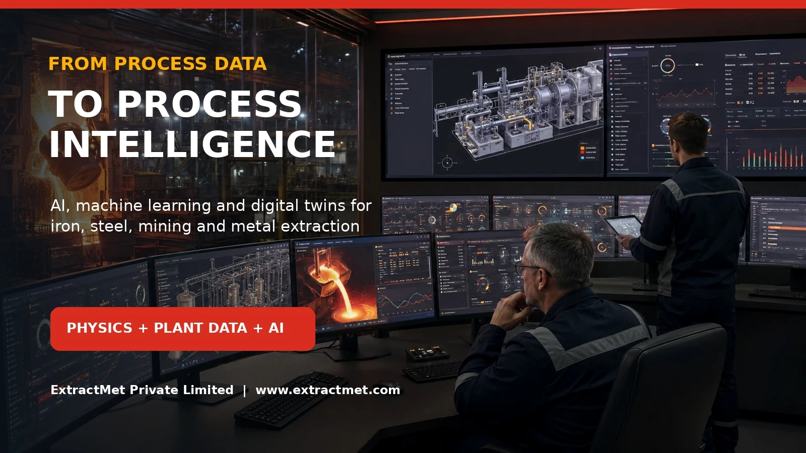 AI, machine learning and digital twins for metals production