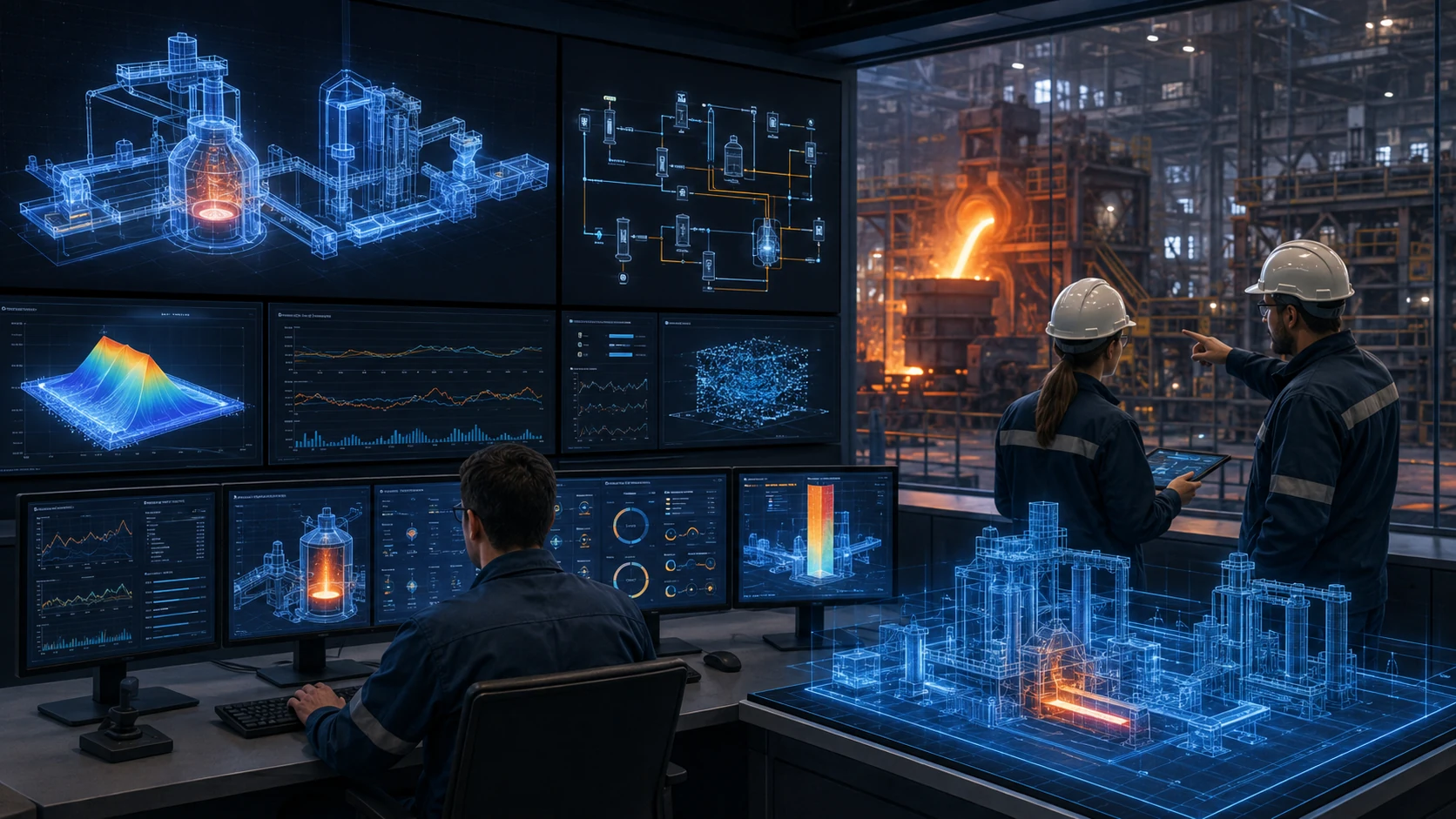 Digital twin control room