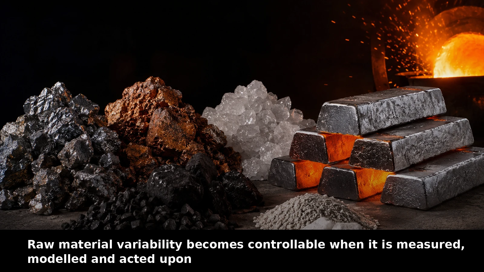 Raw materials and ferroalloy product