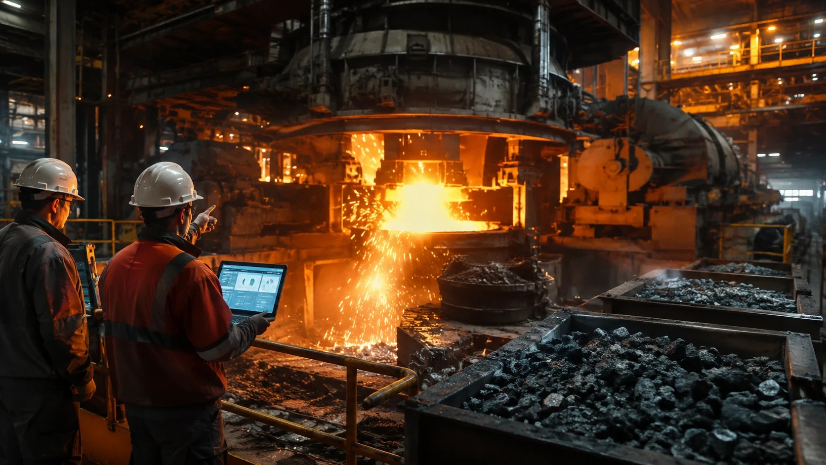 ExtractMet ferroalloy furnace photo