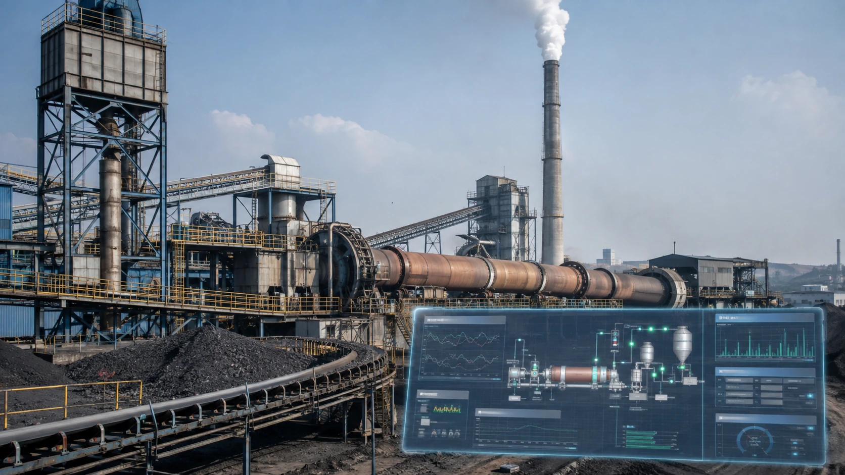 Rotary kiln and ironmaking routes